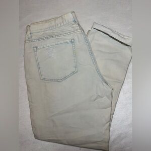 Bethany Mota Washed Distressed Mom Jeans